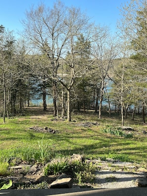 View from lower patio