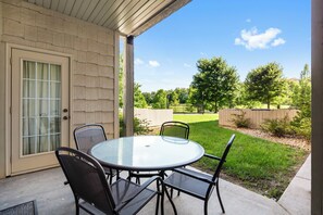 Inviting Patio with Green Space!