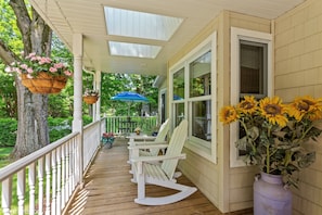 Relax and take in nature on the spacious front porch