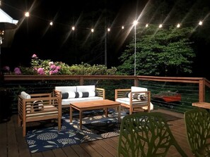 Enjoy some cocktails on the new deck!
