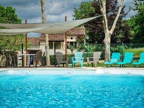 Schwimmbad des Ferienhauses