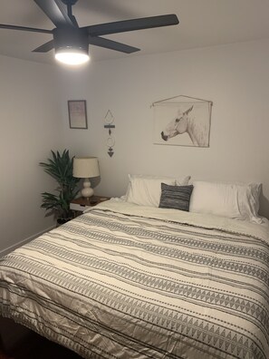 Bedroom 1 with king bed