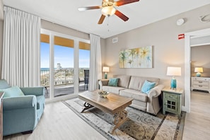 Living Area with Balcony