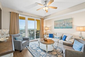 Living Area with Balcony