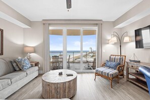 Living Area with Balcony