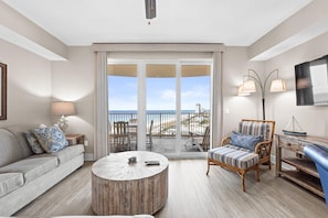 Living Area with Balcony
