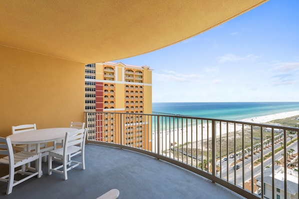 Spacious Balcony with Incredible Views
