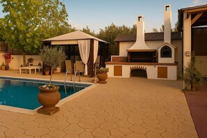 BBQ facilities at the premises