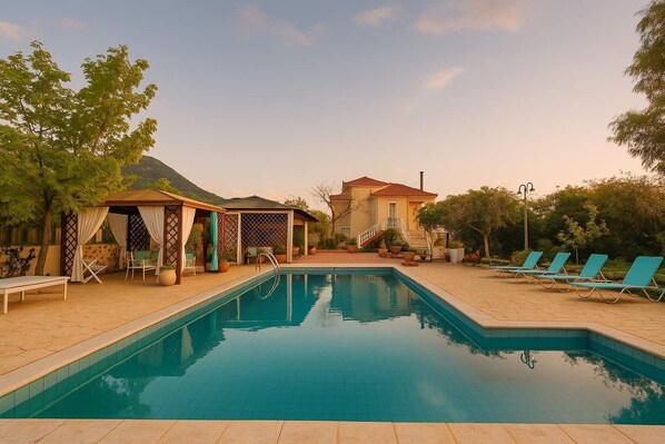 Private pool area
