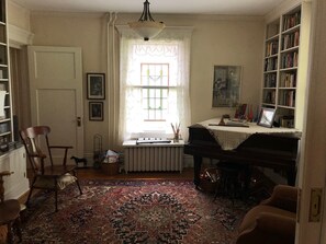 Library and music room