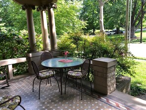 Park view from porch