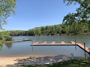 Beach area, docks, boat ramp all just steps from the condo