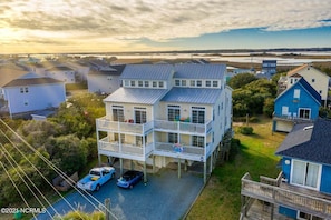 Our inviting beach house is a spacious 5 BR 4 br retreat, comfortably sleeps 12.