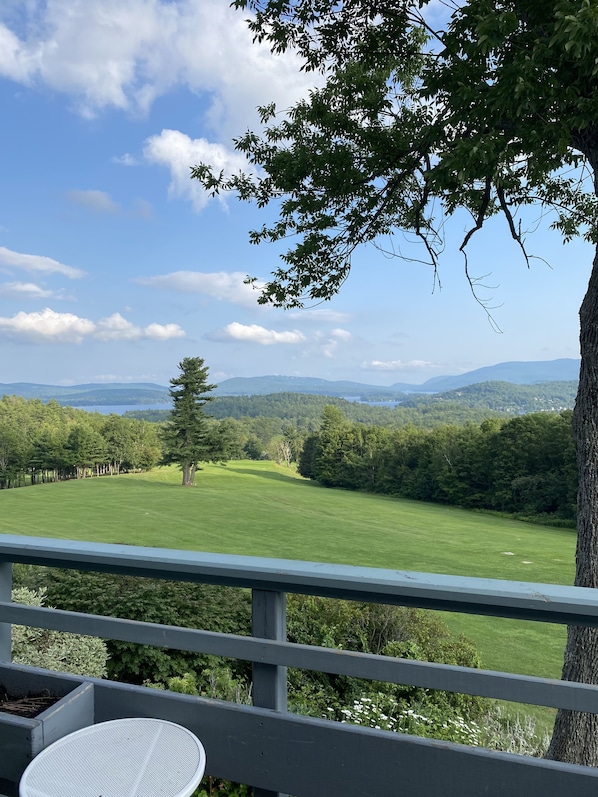 view from the main balcony