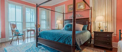 Coral Room provides Victorian charm mixed with a vibrant island vibe. 