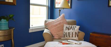 Curl up with a book. . .warning, this may end in a nap!