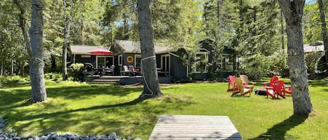 cottage from the dock