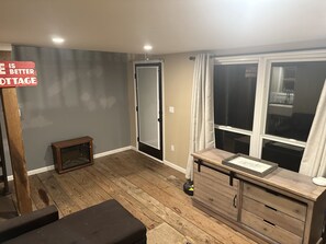 Rustic climate controlled front room