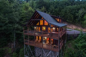 Listen to crickets and watch the sunset from the spacious decks.