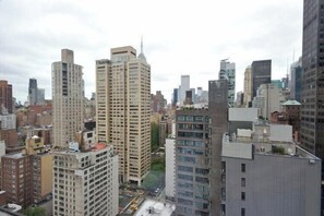 Blick von der Unterkunft