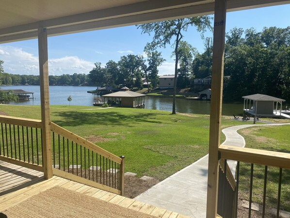 View from back porch. 