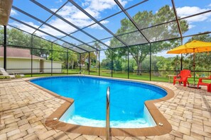 Pool and patio area