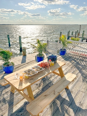 Maryland style seafood feast with the best views in Ocean City 