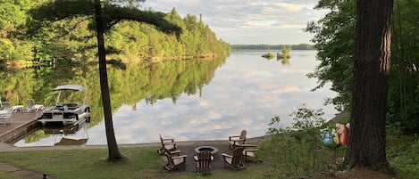 from the cottage to the Lake