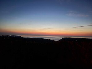 Sunset view from the bedroom...