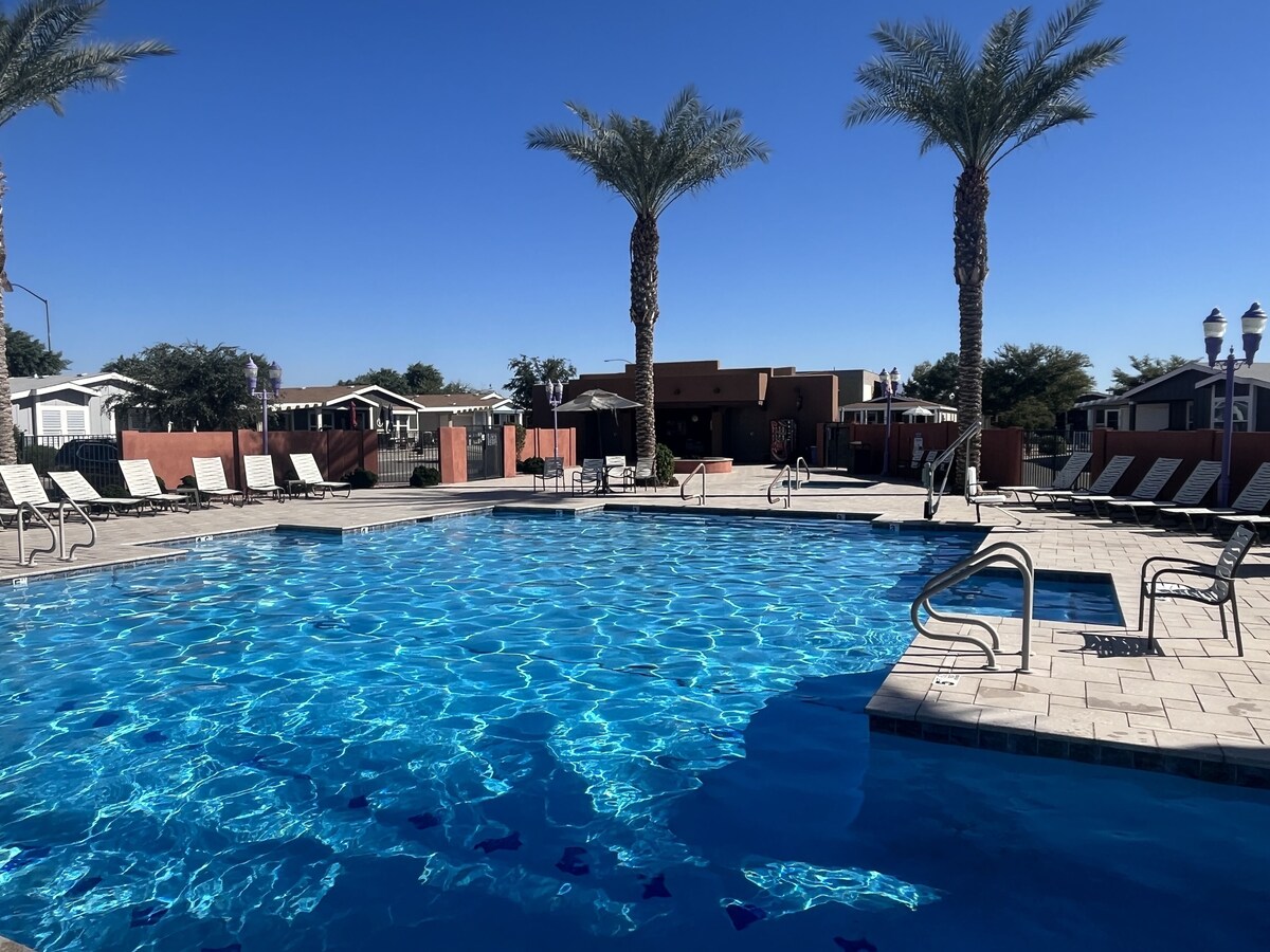 Comfortable 2 Br/2 Bath home in a secure 55+ community