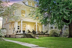 Enjoy the beautiful quiet Bonnycastle Avenue on our massive front porch. 