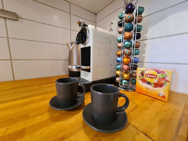 Kaffe och/eller kaffebryggare
