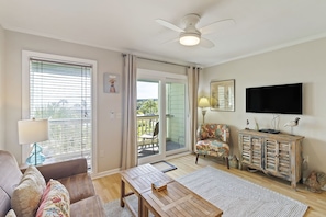 Living Room & Kitchen Area