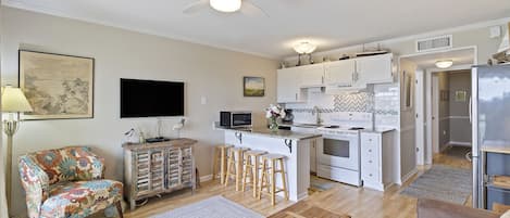 Living Room & Kitchen Area