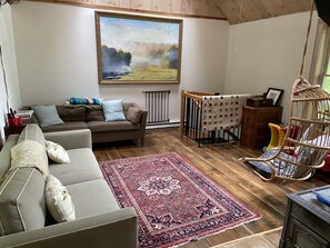 Sitting room in the artist's studio