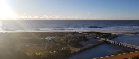 Vista para a praia ou o mar