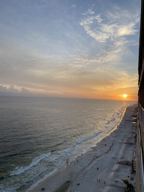 Sunset from our private patio