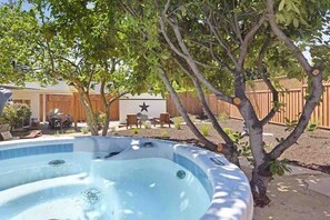 Private hot tub