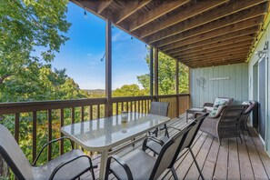 Private Patio with Beautiful wooded view