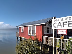 The iconic Boatshed cafe