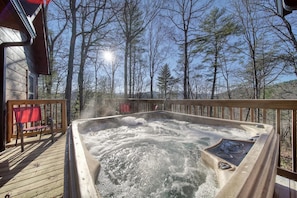 Bain à remous extérieur