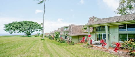 The exterior of our condo in Princeville.