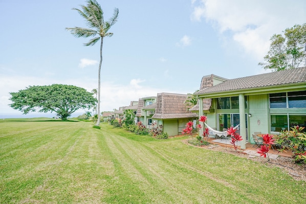 The exterior of our condo in Princeville.