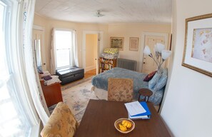 Bedroom looking West from bay windows
