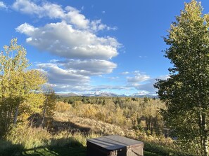 Blick von der Unterkunft