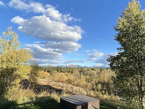 Blick von der Unterkunft