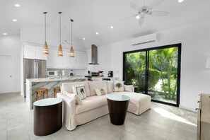 Kitchen and Living Room With Views