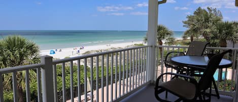 View from the top floor, end unit balcony of Indian Rocks Beach! - View from the top floor, end unit balcony of Indian Rocks Beach!