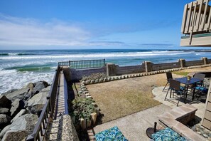 Experience beachside bliss with just stpes to the ocean
