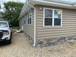 Property with 2 units. This listing is back unit